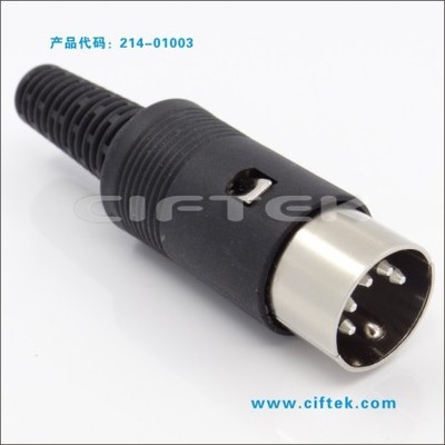 【供應(yīng)大DIN 5P組裝式公頭(圖)】價(jià)格,廠家,圖片,連接器,上海希飛電子科技-